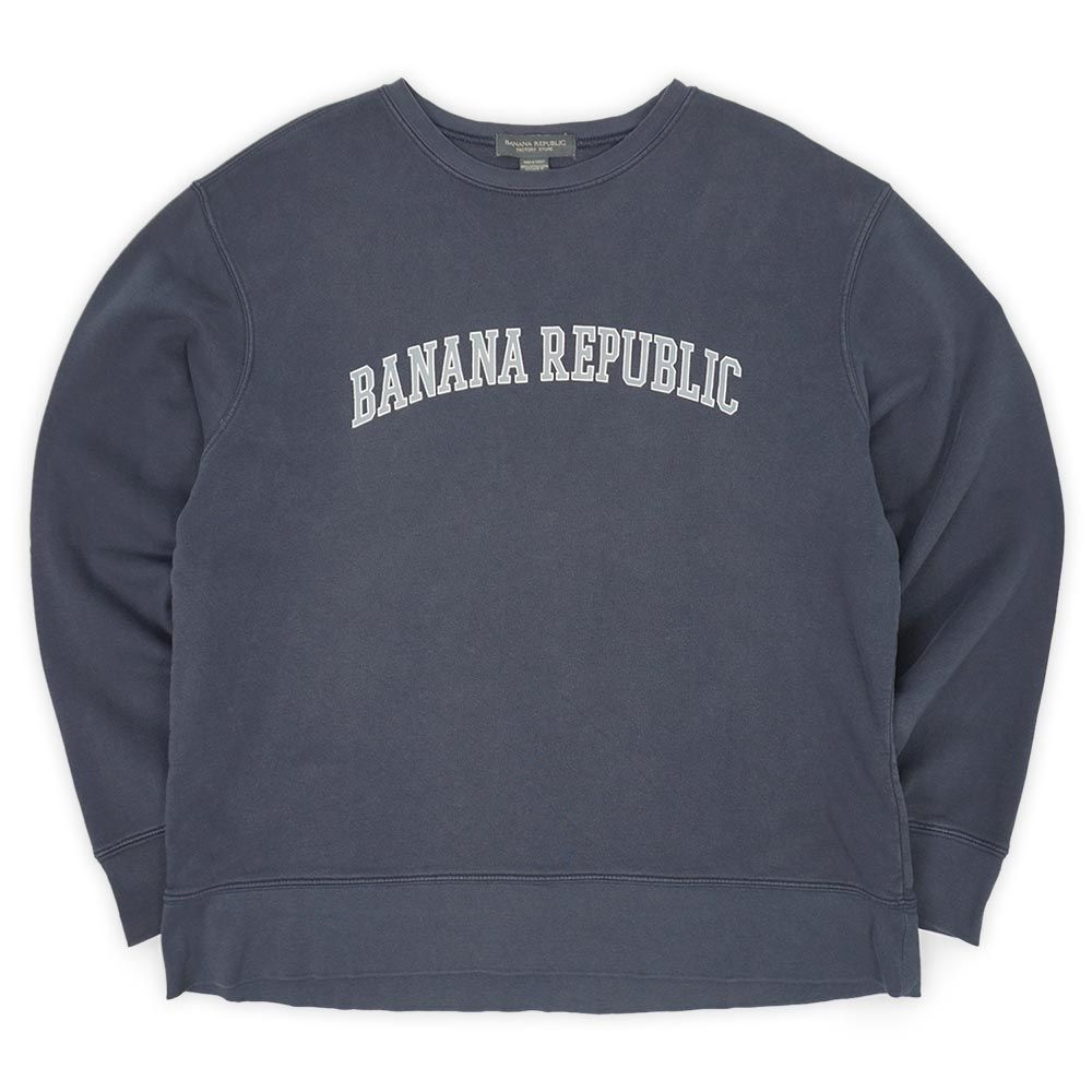 古着 BANANA REPUBLIC 90's 紺 s スウェット 在原みゆ紀 90年代 バナナ