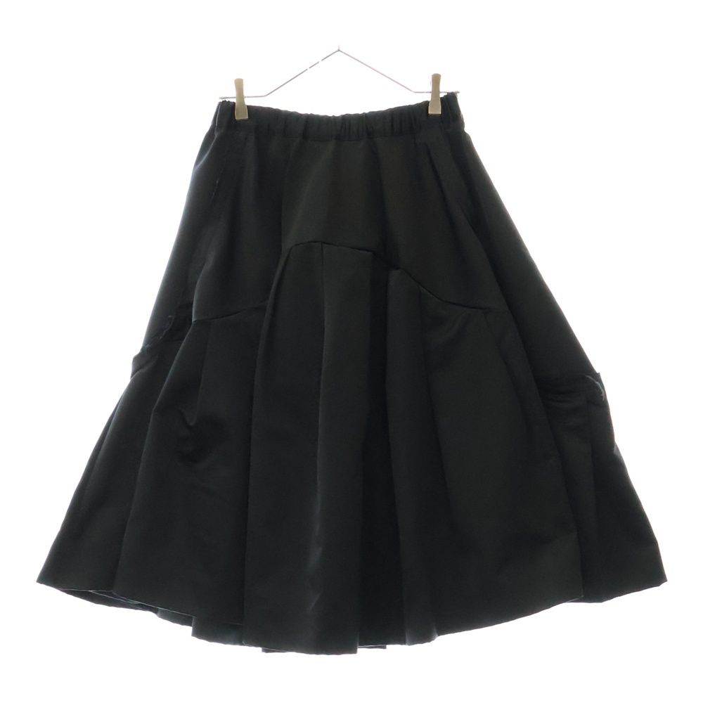 COMME des GARCONS コムデギャルソン カットオフデザイン ボリューム プリーツスカート レディース ブラック GI-S015