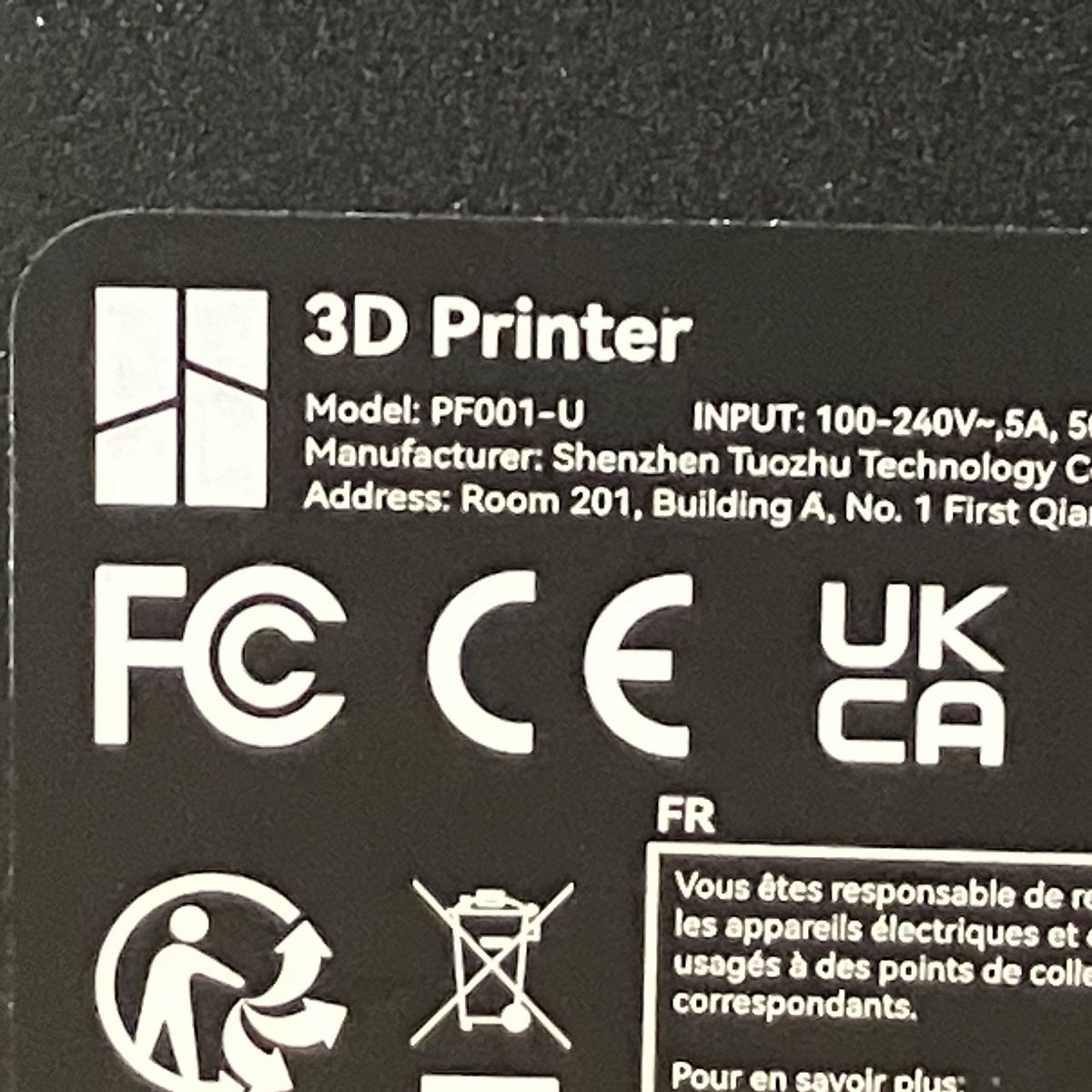 新品続々入荷中！ Bambu Lab P1S Combo PF001-U バンブーラボ 3Dプリンター 付属品あり S10532351