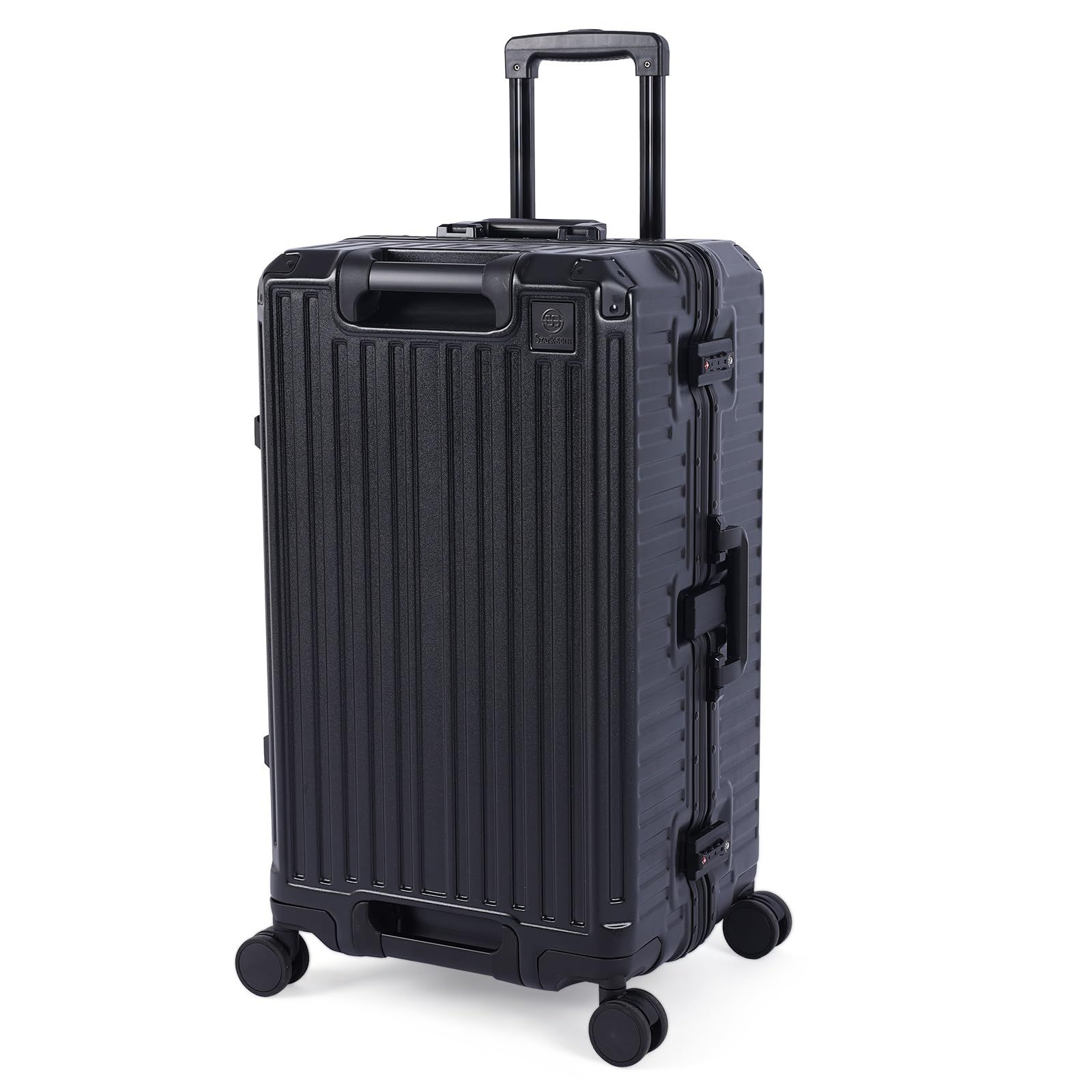 人気商品特別の収納 スーツケース出張 26寸luggage 留学用スーツケース大型多機能大容量USB Black GGQAAA 26inch|5-7泊|64L