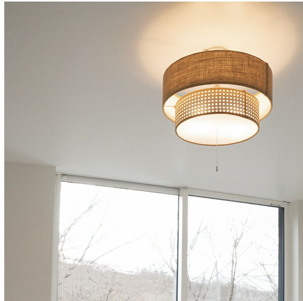 径46㎝丸和紙提灯白1灯具付き照明ペンダント 和紙 照明