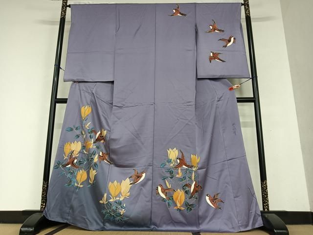 平和屋着物○訪問着 作家物 峻の閃輝 暈し染め 仮絵