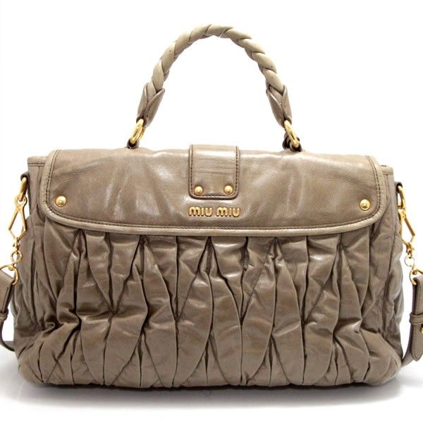 ミュウミュウ miumiu マテラッセ 2WAYバッグ ワンショルダー