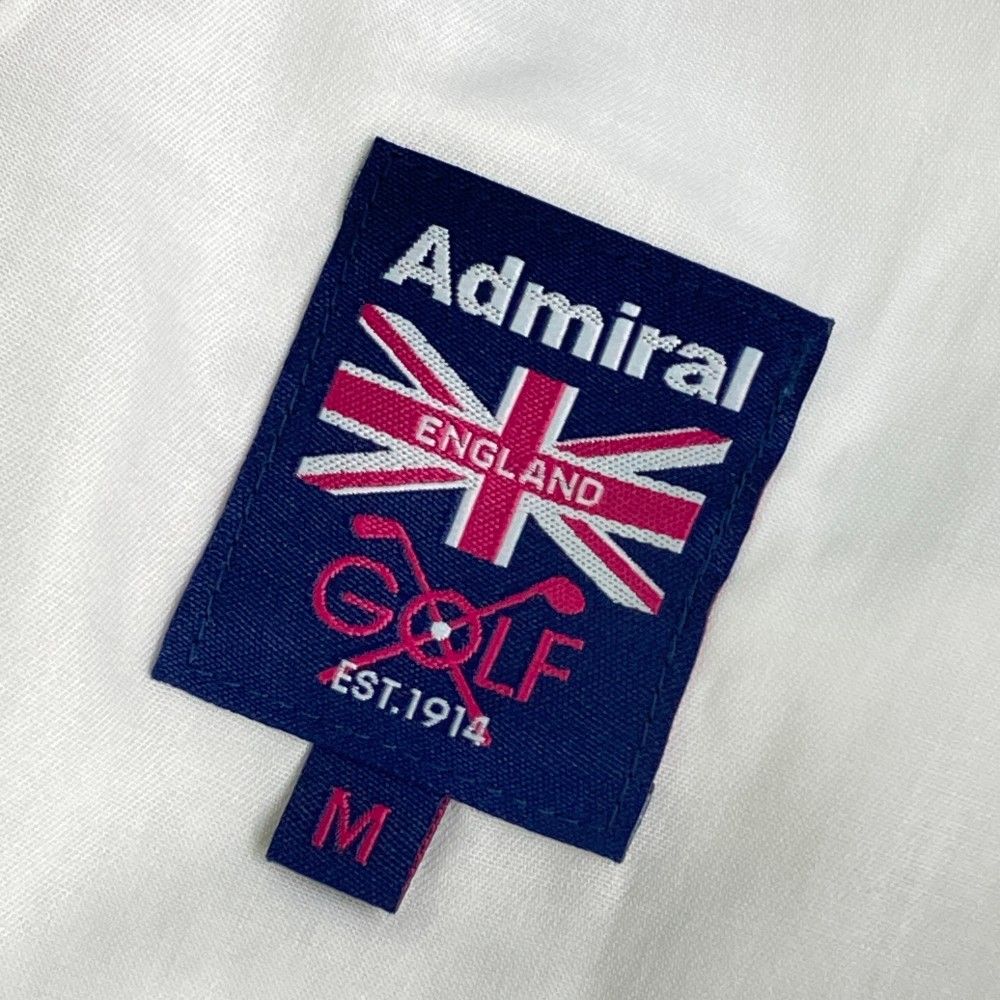 【ゴルフウェア】新品未使用/Admiral Mサイズ admiral ポロシャツ ゴルフウェア （ADMIRAL アドミラル 半袖