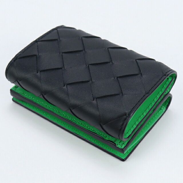ボッテガヴェネタ BOTTEGA VENETA タイニー 三つ折り ウォレット 財布 
