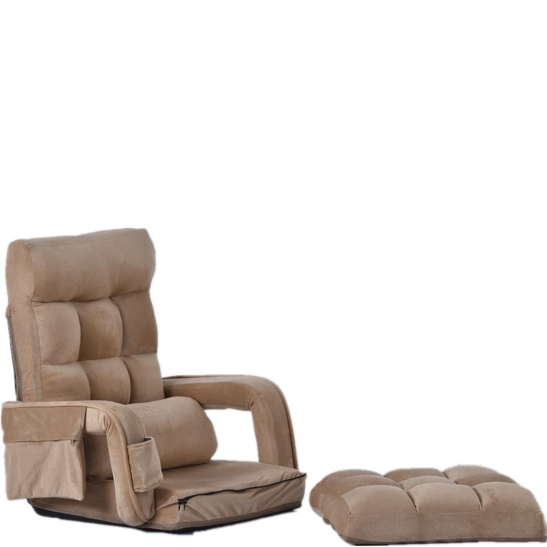 座椅子 リクライニング 節約 14段ギア リクライニングチェアー