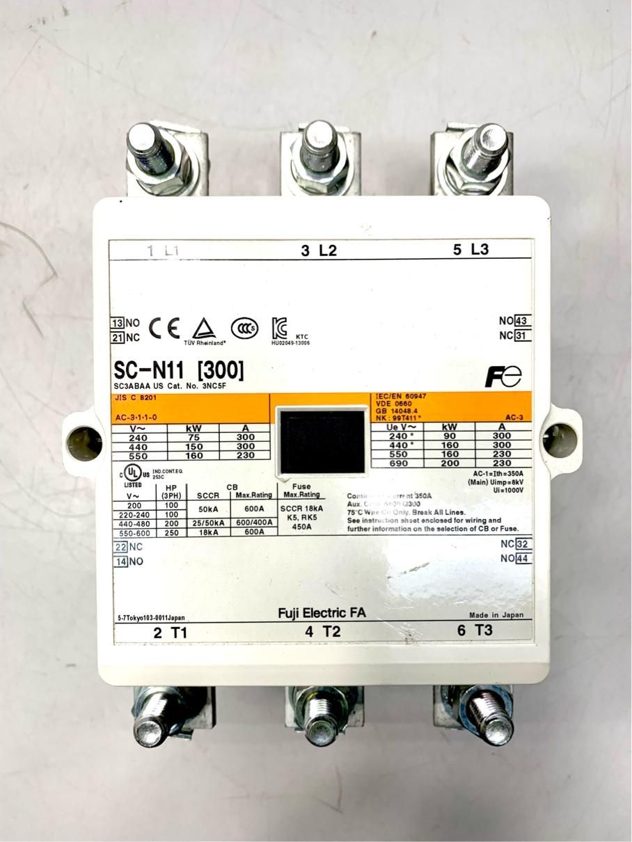 富士電機 電磁接触器 マグネット スイッチ SC-N11 コイル FUJI A9754A08