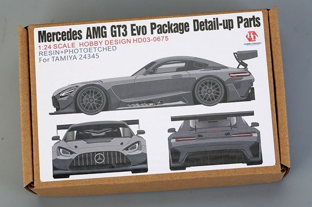 ホビーデザイン HD03-0675 1|24 メルセデス-AMG GT3 EVO パッケージ ディテールアップパーツ タミヤ 24345 用 レジン PE