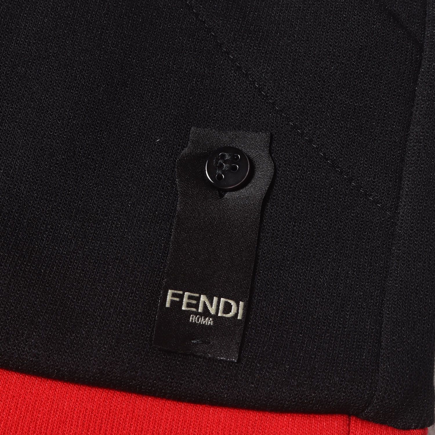 FENDI フェンディ パーカー サイズ:46 LOVE ワッペン コットンポリ 
