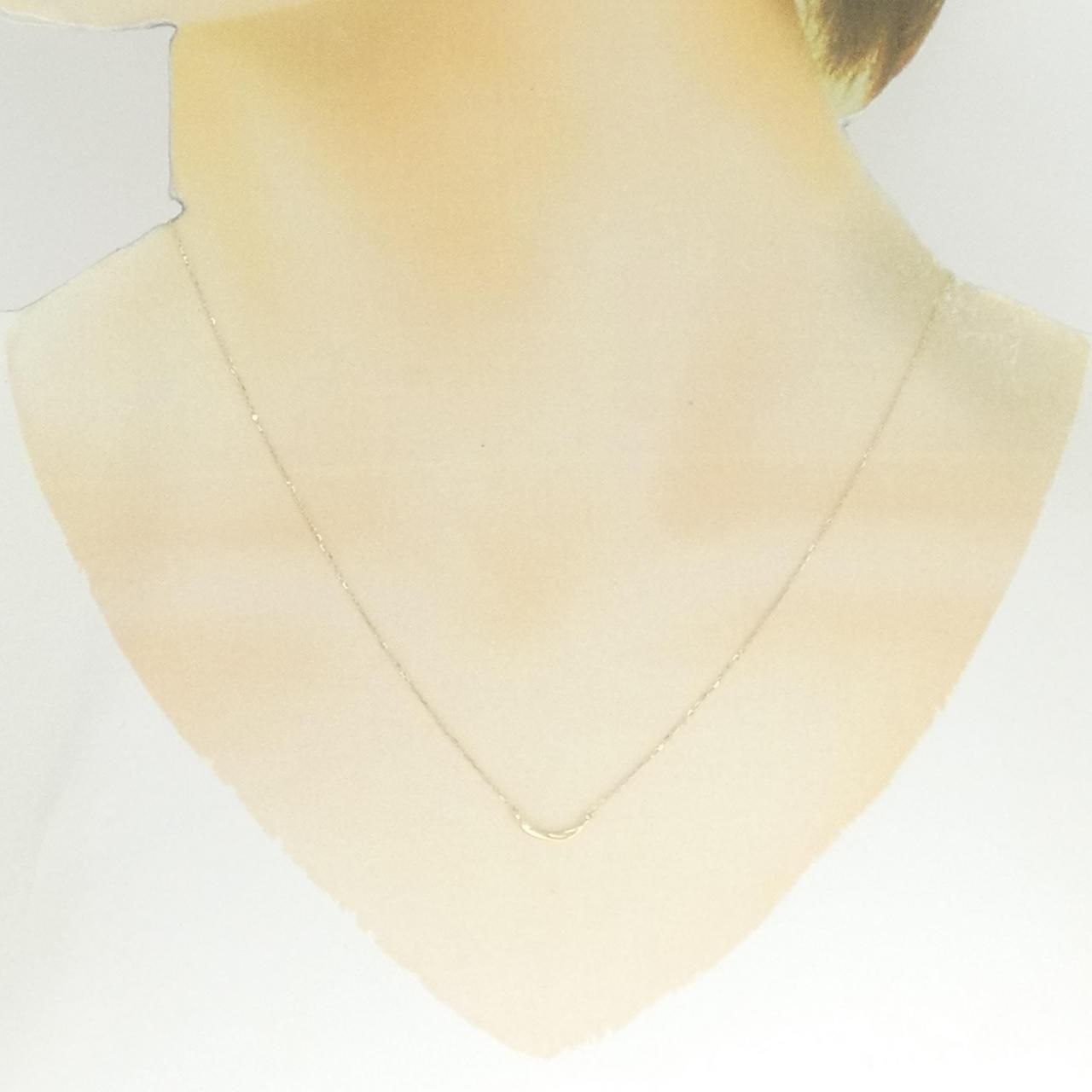 エテ K10YG ネックレス ete ♡ K10YG ミラーカットチェーン