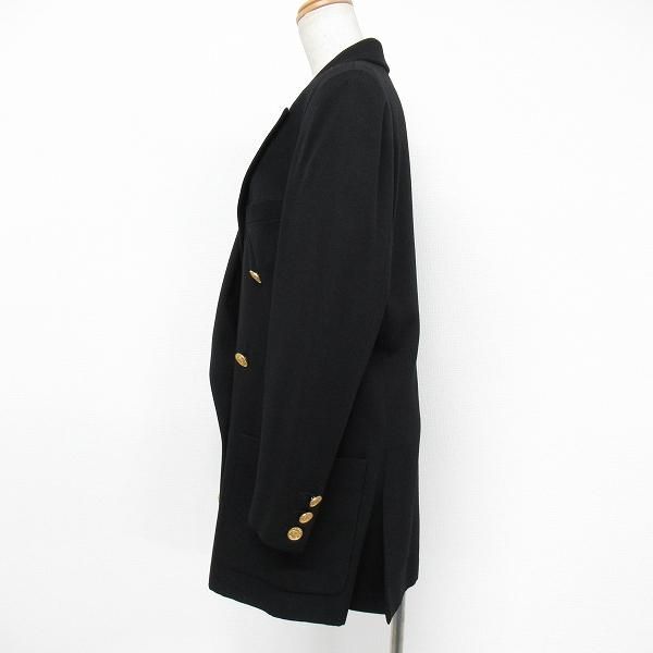 apc シャネル CHANEL ジャケット ロングジャケット コート 01 36 黒