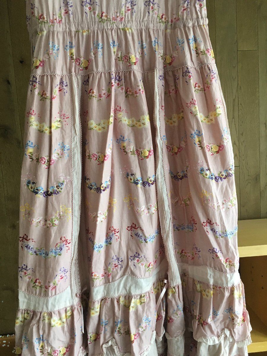 極美品 PINK HOUSEピンクハウス le langage des fleurs pt 花柄