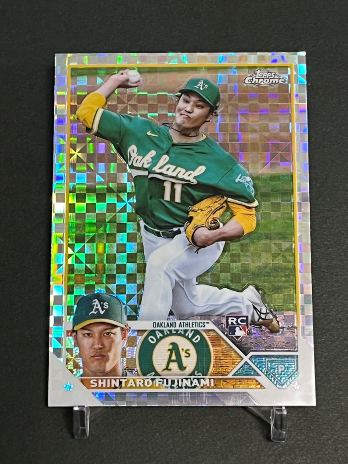 藤浪晋太郎 カード 藤浪晋太郎Xフラクターカード 2023 Topps Chrome Shintaro Fujinami 97