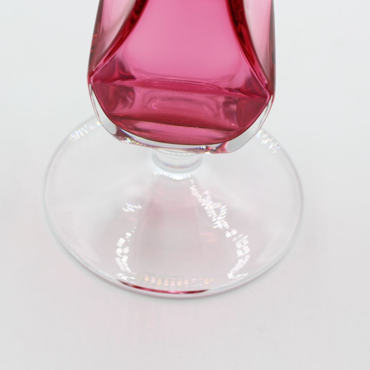 クリスタル花瓶 ベルギー製 ヴァルサンランベール フラワーベース