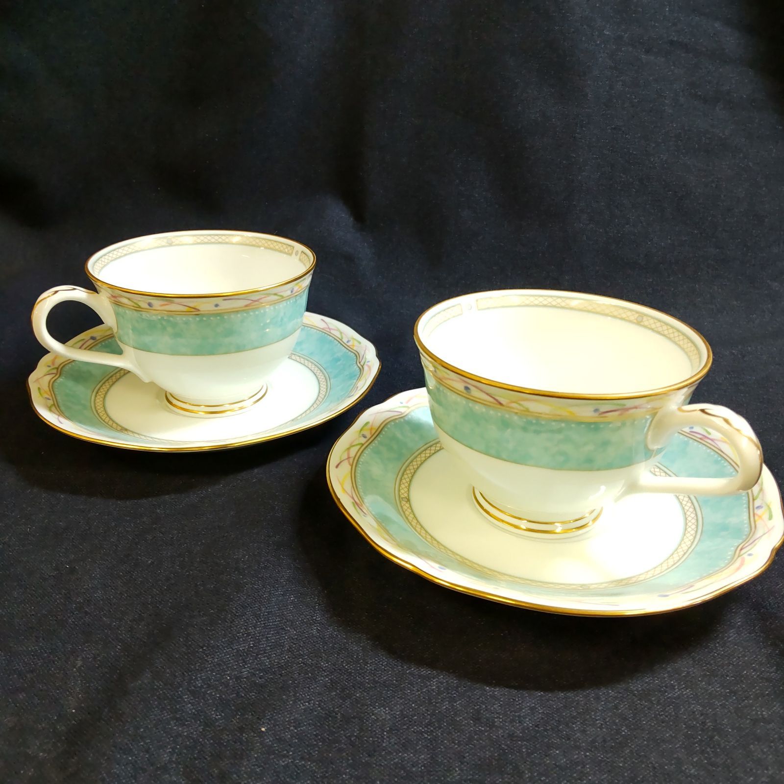ノリタケ Noritake コーヒーカップ ソーサー ハナレイク 華麗句 ペア