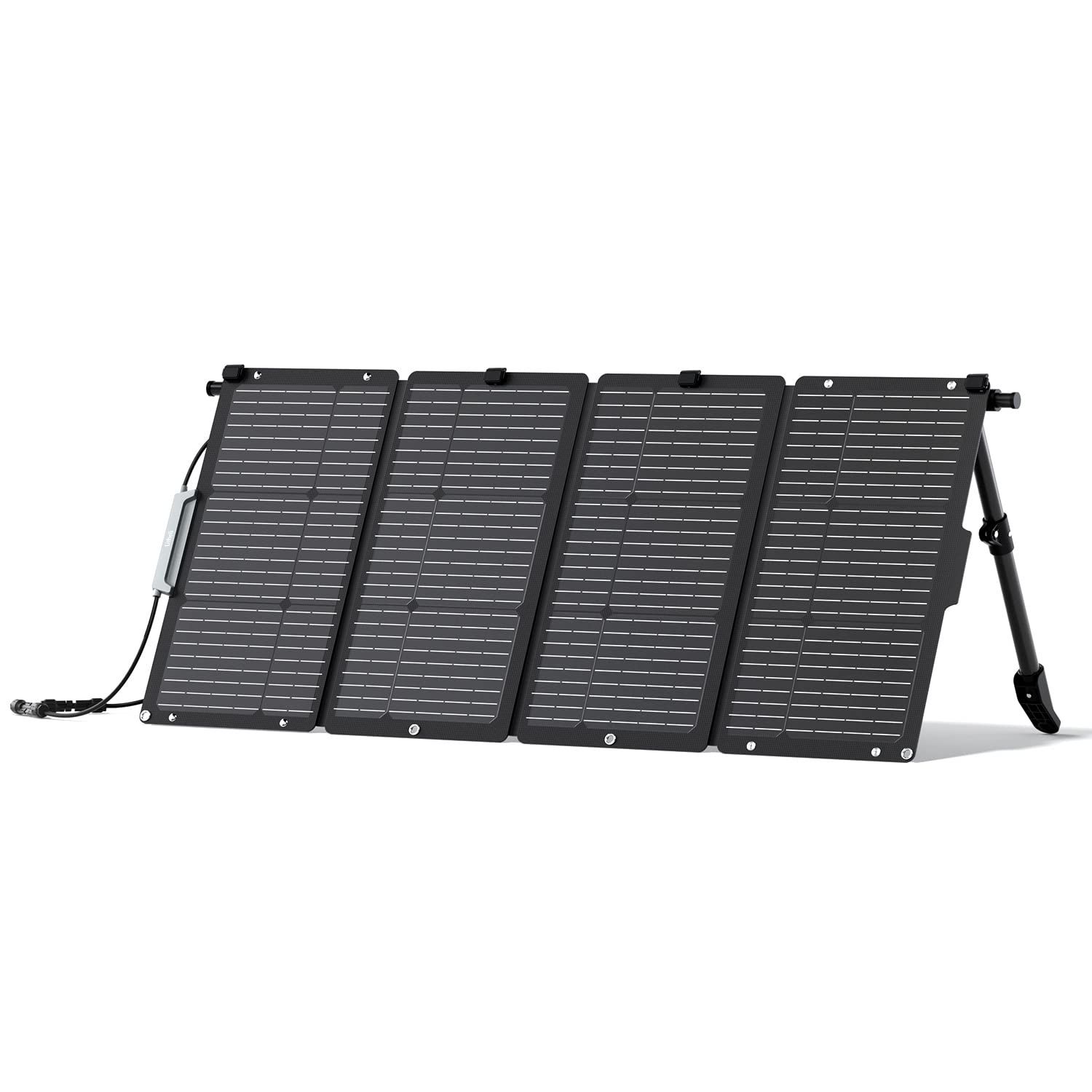 折り畳み式 ETFE 100W 素材 ソーラーパネル充電器 単結晶太陽光発電 高効率ソーラーパネル搭載 Litheli MC4ケーブル付き