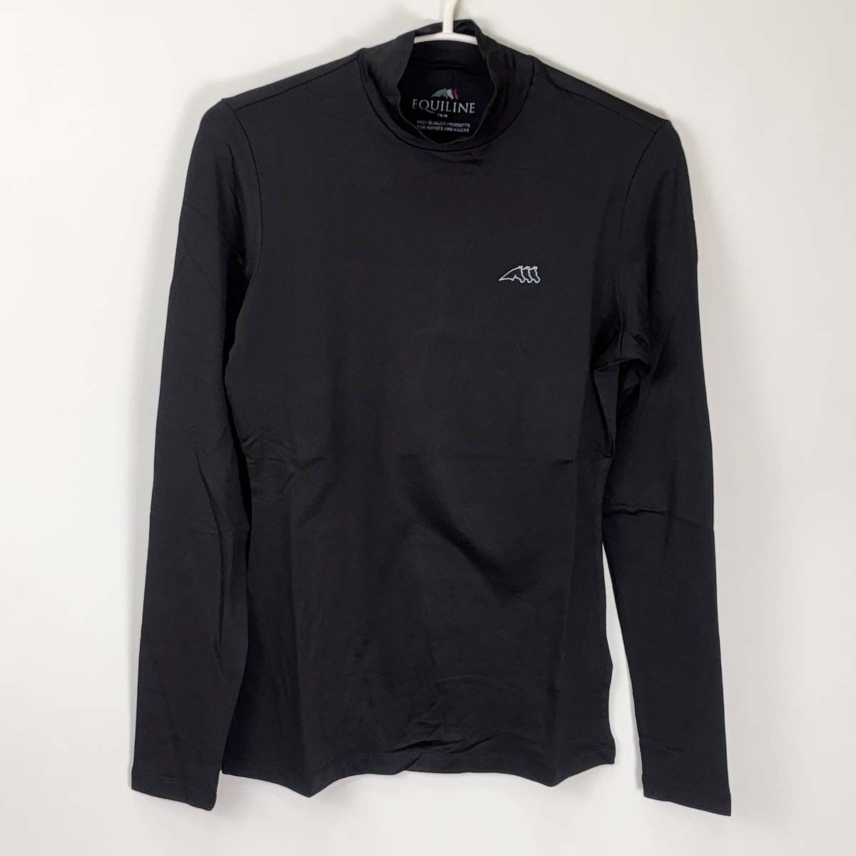 【中古・未使用品】EQUILINE エクイライン DRILLA 長袖競技用 シャツ ハイネック S ブラック H00771 レディース 乗馬 馬術 未使用】EQUILINE エクイライン DRILLA 長袖競技用 シャツ