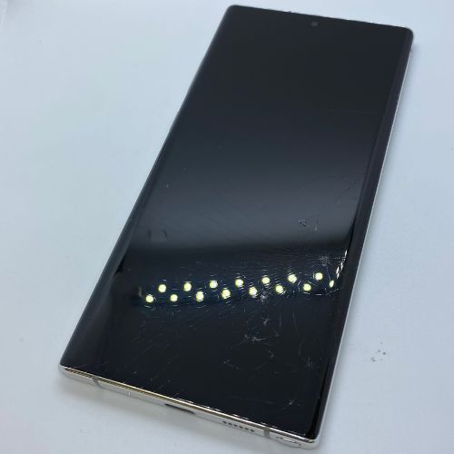 Galaxy Note10+  SIMロック解除済み SC-01M ホワイト ☆【訳あり品】docomo Galaxy Note10+ SC-01M SIMロック解除済