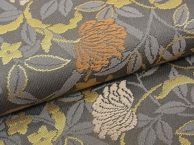 平和屋本店□極上 西陣織 陰山織物謹製 箔屋清兵衛 九寸名古屋帯 平和屋本店□極上 西陣織 陰山織物謹製 箔屋清兵衛 九寸名古屋帯