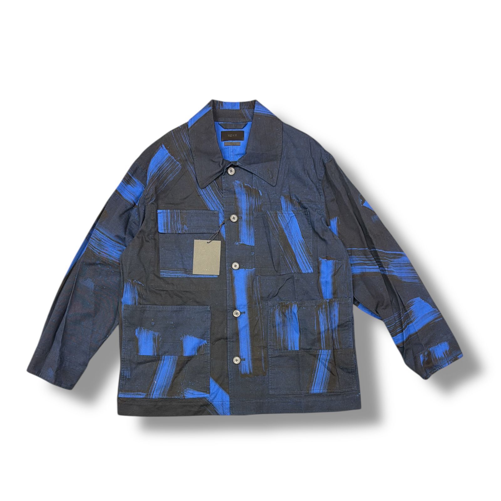 参考上代61600円 YOKE 24AW Coverall Jacket カバーオールジャケット 総柄 ヨーク YK24FW0756B