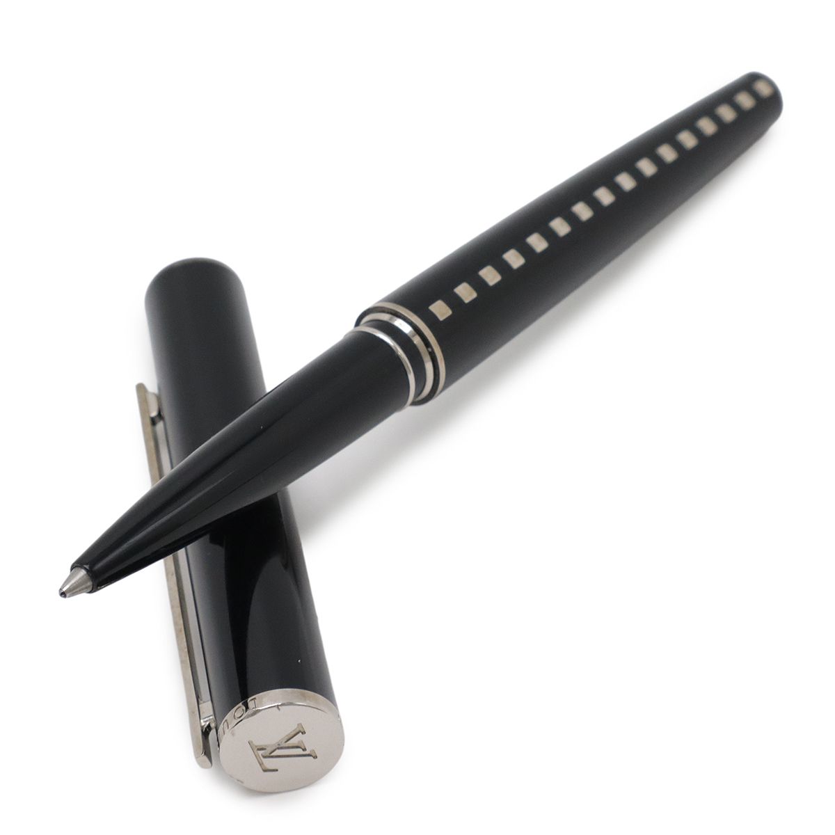 ルイヴィトンジェットリーニュ黒ローラーボール