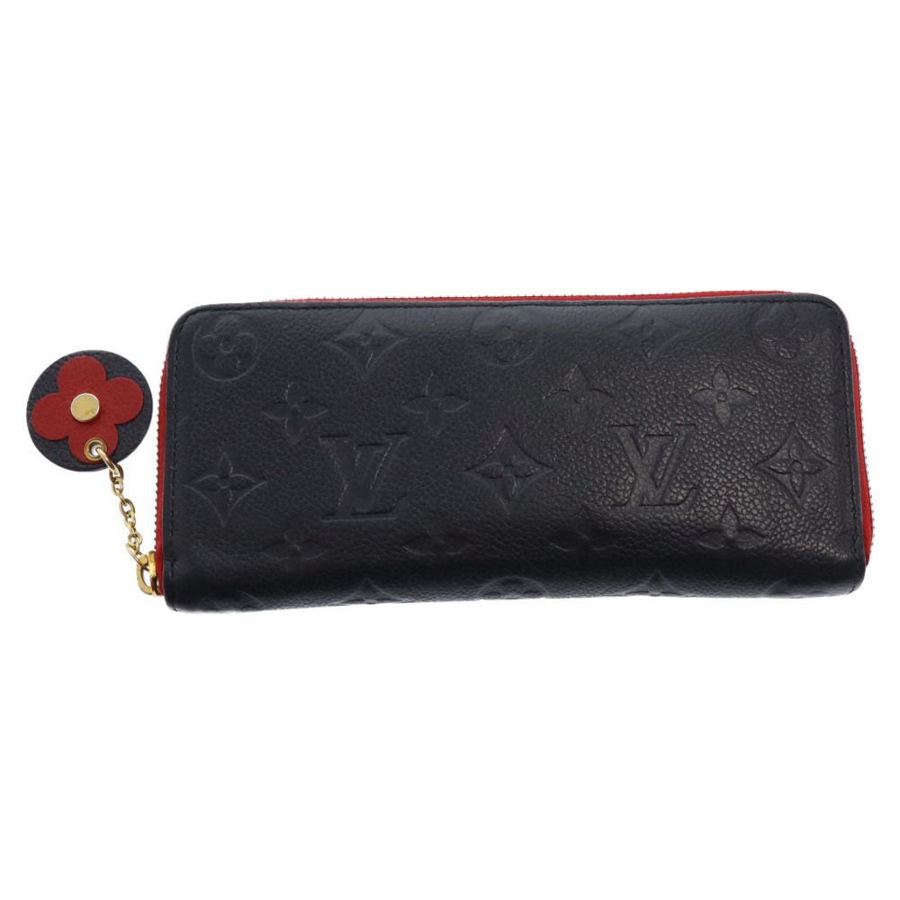 ルイヴィトン ポルトフォイユ アンプラント クレマンス 長財布 ノワール 極美品 LOUIS VUITTON - ルイヴィトン ポルトフォイユ アンプラント