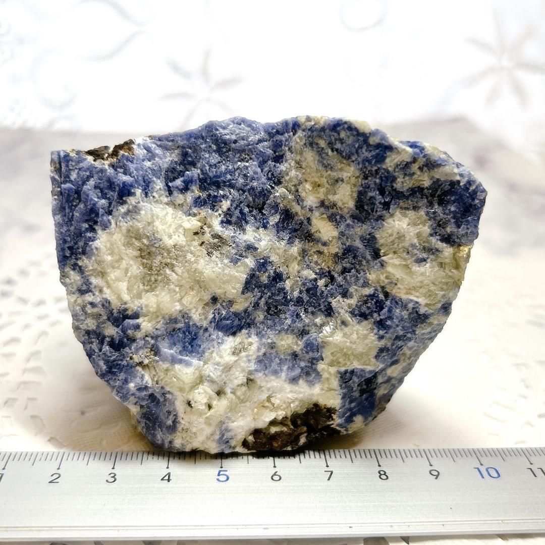 E13145】ソーダライト 原石 方曹達石 Sodalite 天然石 鉱物