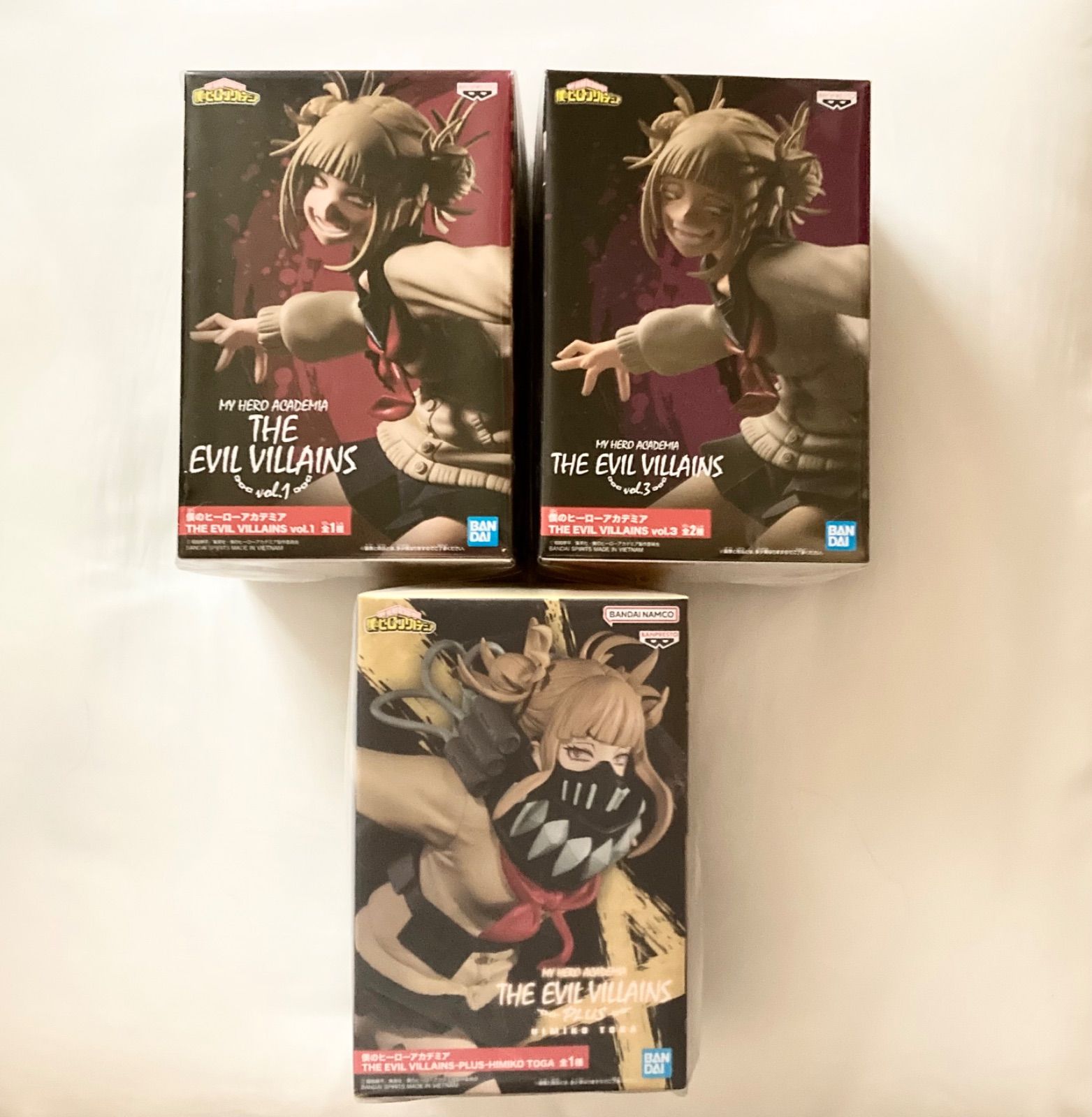 新品未開封】 THE EVIL VILLAINS トガヒミコ 3種セットフィギュア