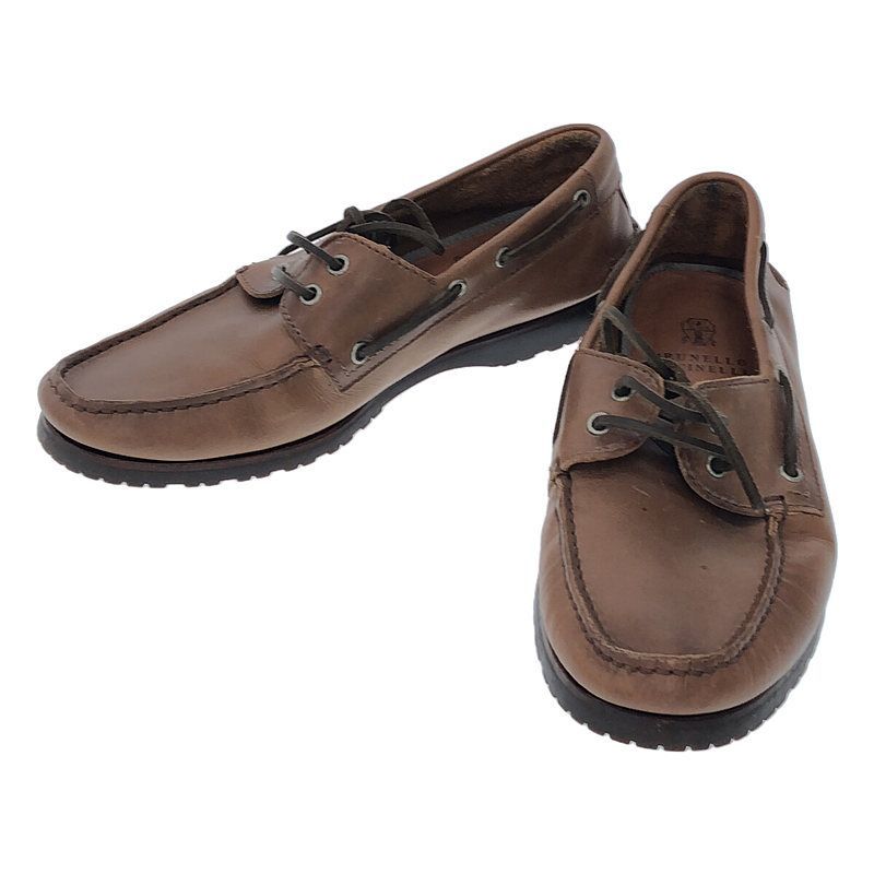 美品】 BRUNELLO CUCINELLI / ブルネロクチネリ | レザー レースアップ 