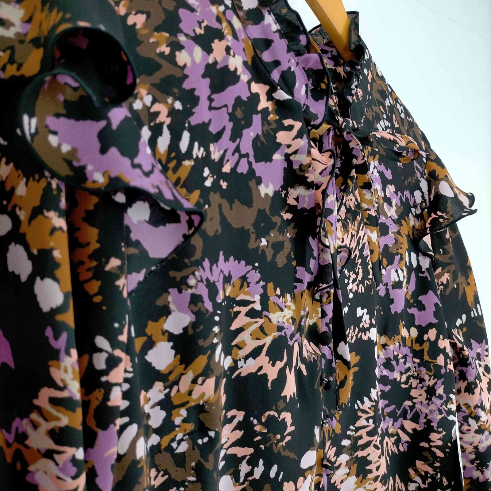 ピンキーアンドダイアン Pinky&Dianne アートフラワープリントブラウス