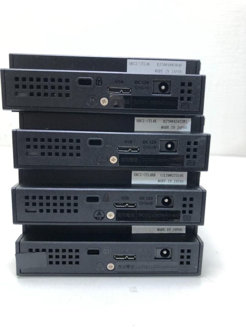 送料無料 I‑O DATA 外付けHDD 4TB HDCZ‑UTL4K/HDCZ‑UTL4KB 日本
