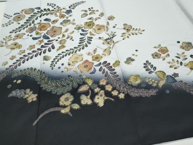 平和屋着物○訪問着 辻が花 金銀彩 さが美扱い 正絹 逸品