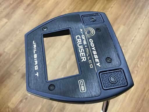 オデッセイ Ai-ONE MILLED CRUISER JAILBIRD T DB 38インチ パター PT STROKE LAB 140 スチール フレックスその他 メンズ 男性用 右利き 右用 Bランク ゴルフクラブ