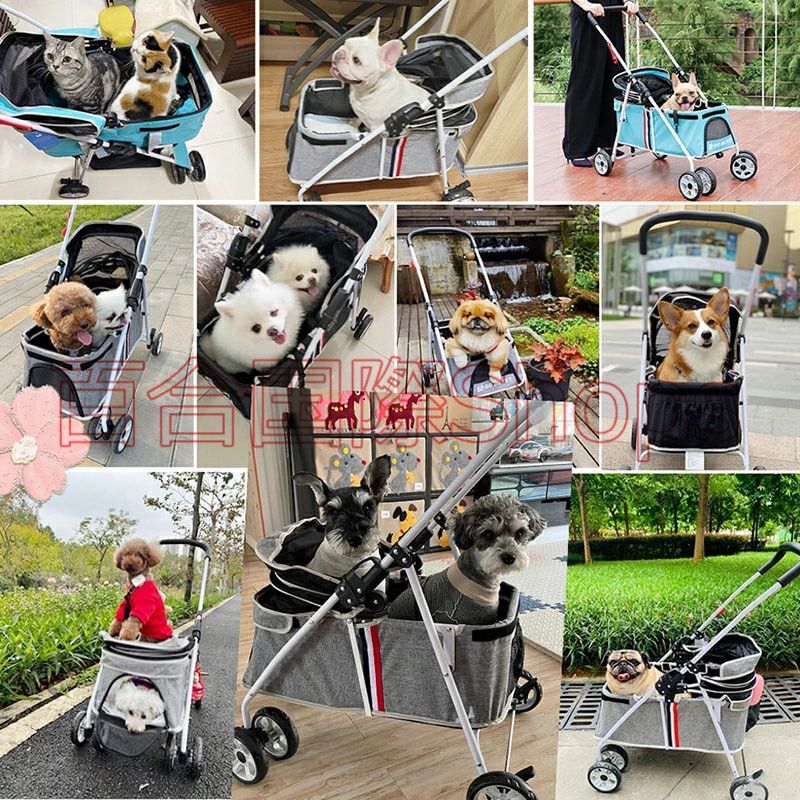 ペットカート 猫 犬 バギー 多頭用 カート 折りたたみ 犬用ベビーカー 3way 四輪 小型犬 中型犬 360°回転 介護用 お出かけ 軽量 組み立て簡単 老犬介護 犬カート 犬用カート