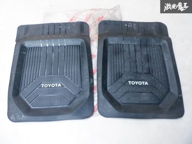 【未使用長期保管品】 トヨタ 純正 ラバーマット ゴムマット 2枚セット 08211-20055 わかる方 即納 棚3-4