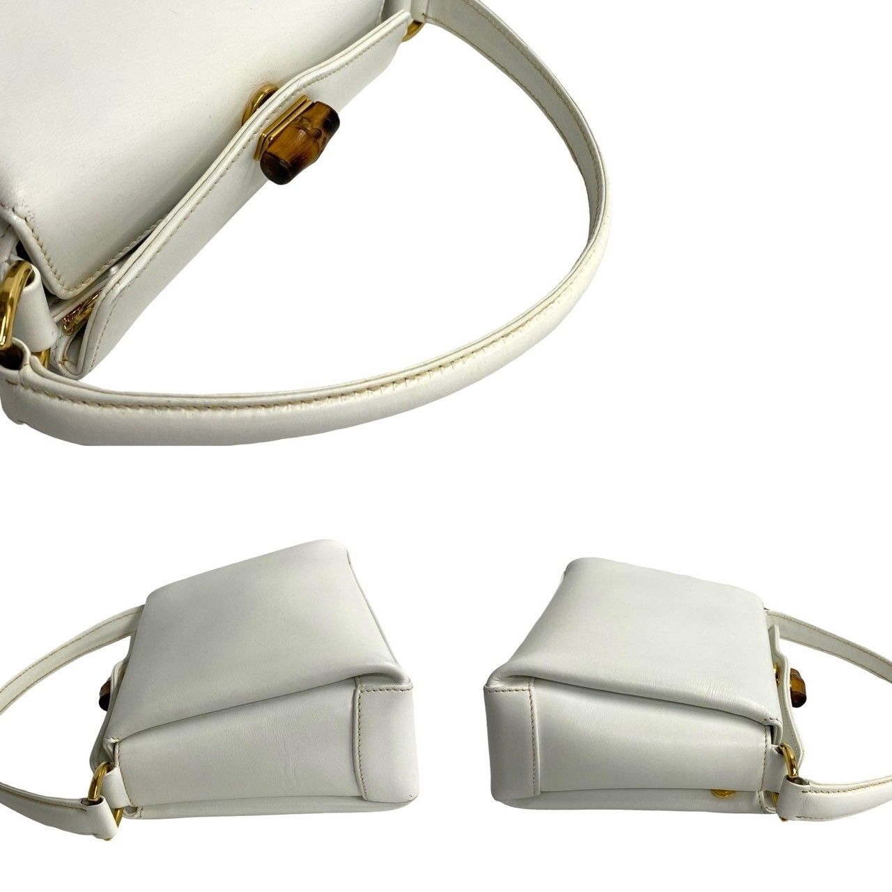 GUCCI ホワイトレザーバッグ 833665_AAEC2_9540_001_100_0000