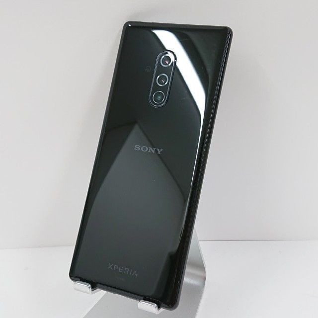Xperia 1 SOV40 au ブラック 送料無料 本体 c13885 - メルカリ