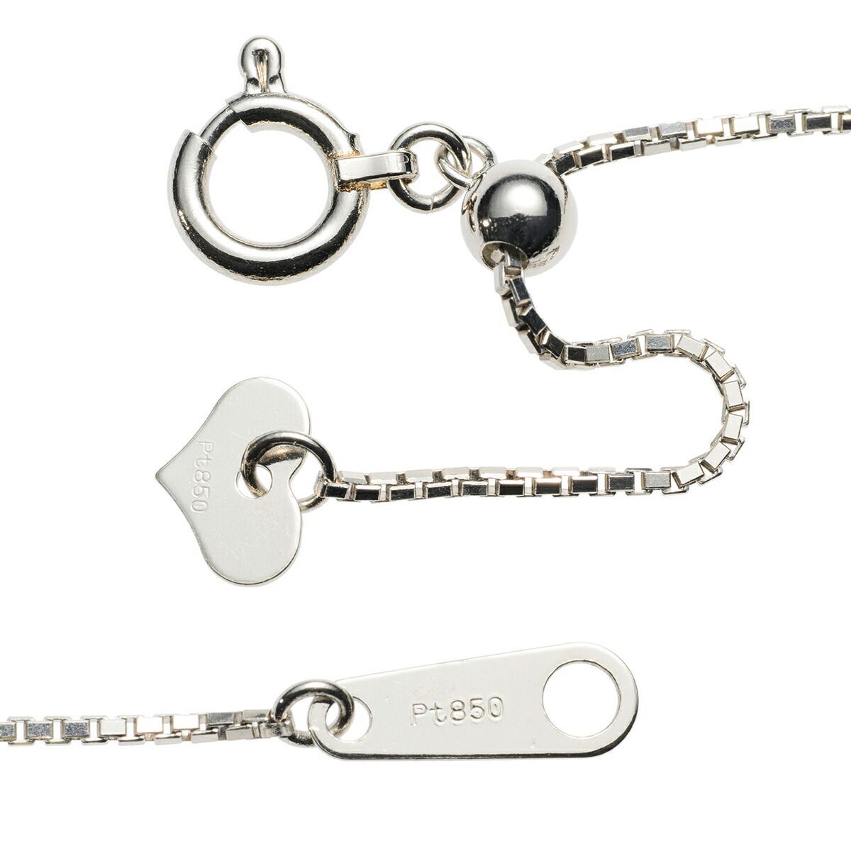 マルチカラーペンダントネックレス ガーネット ダイヤモンド Pt900