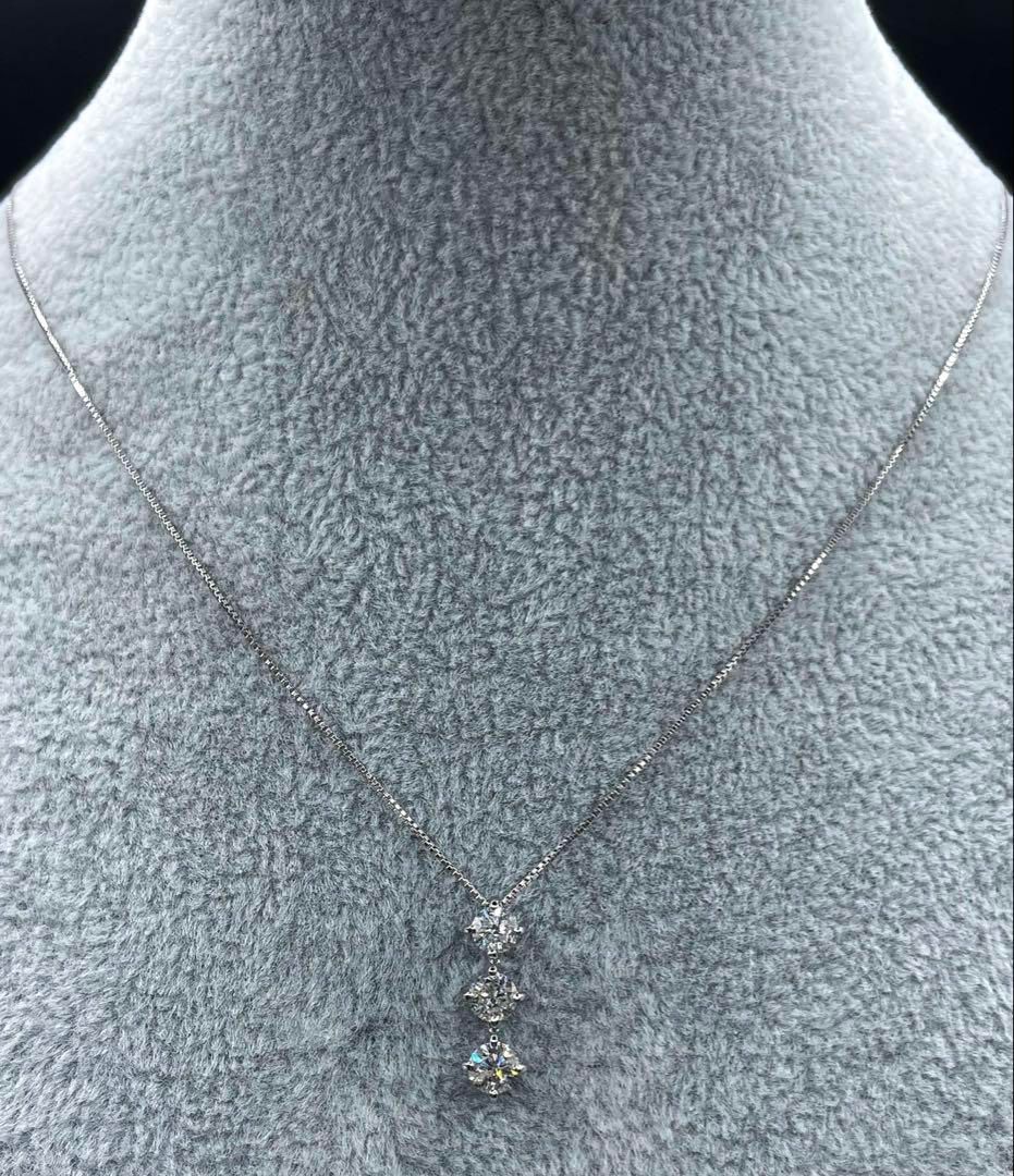 JQ403☆高級 ダイヤモンド1ct プラチナ ペンダントヘッド - メルカリ