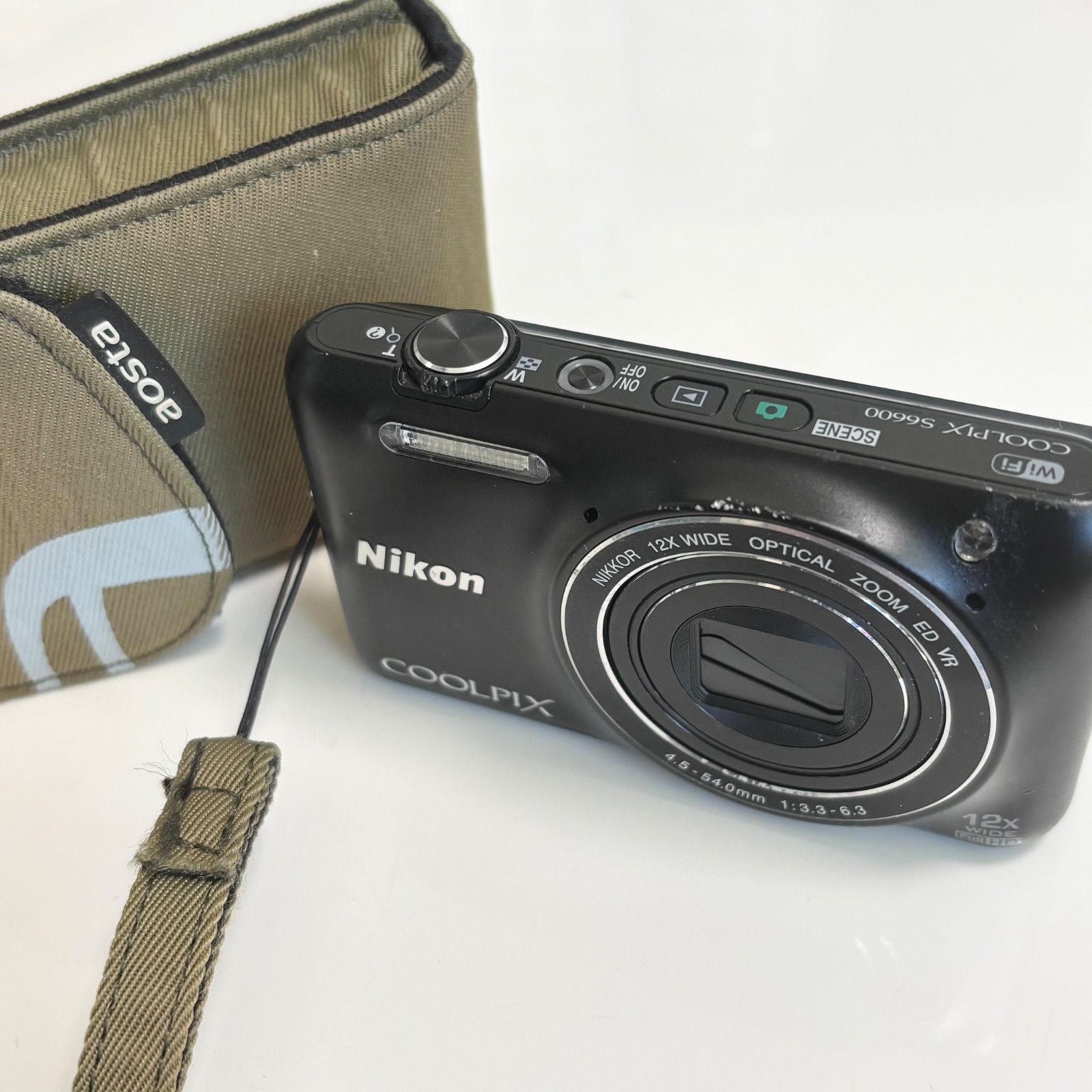デジカメ カメラ ニコン Nikon COOLPIX S6600 ブラック