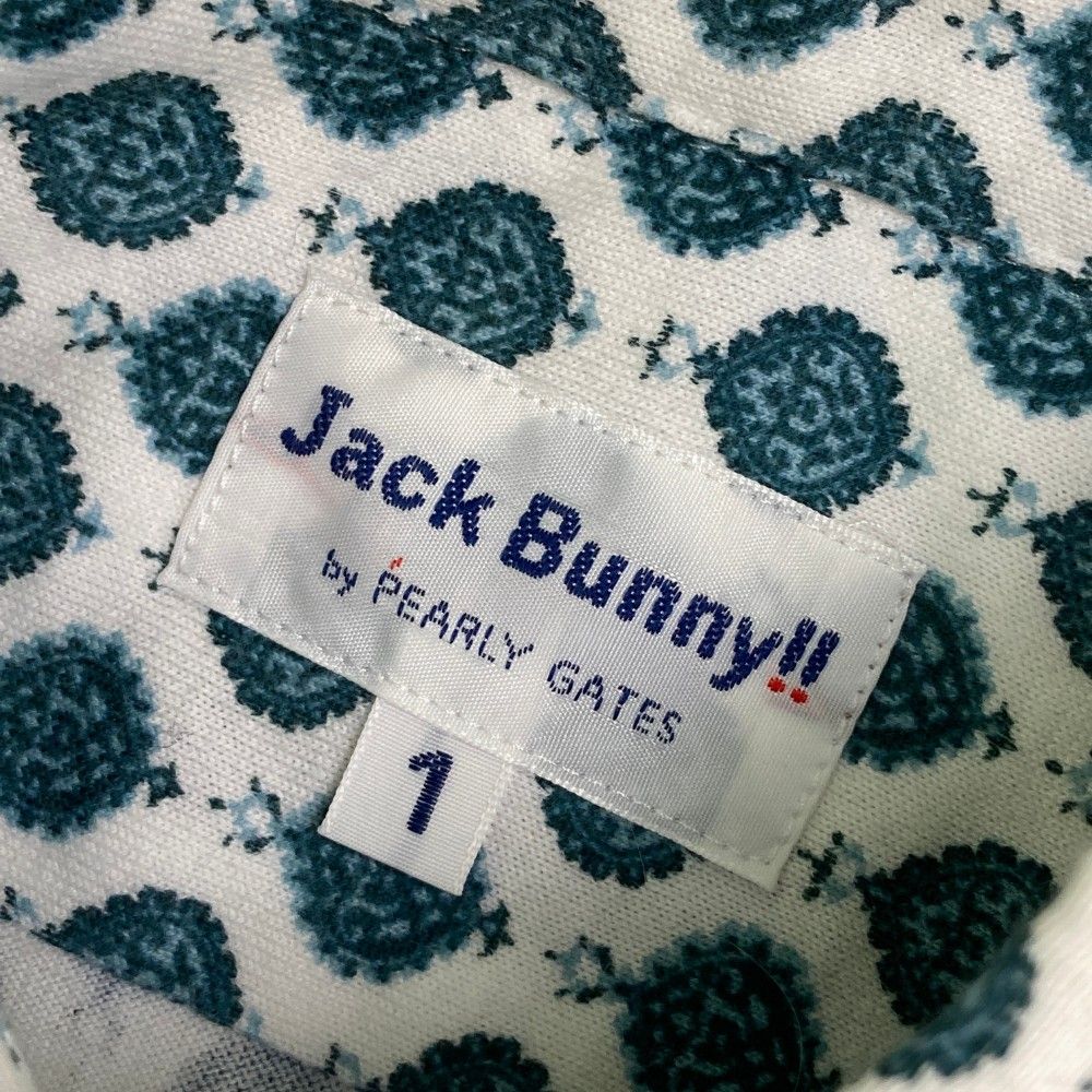 Jack Bunny!! ジャックバニー 長袖シャツ オレンジ×黒 胸元ロゴ