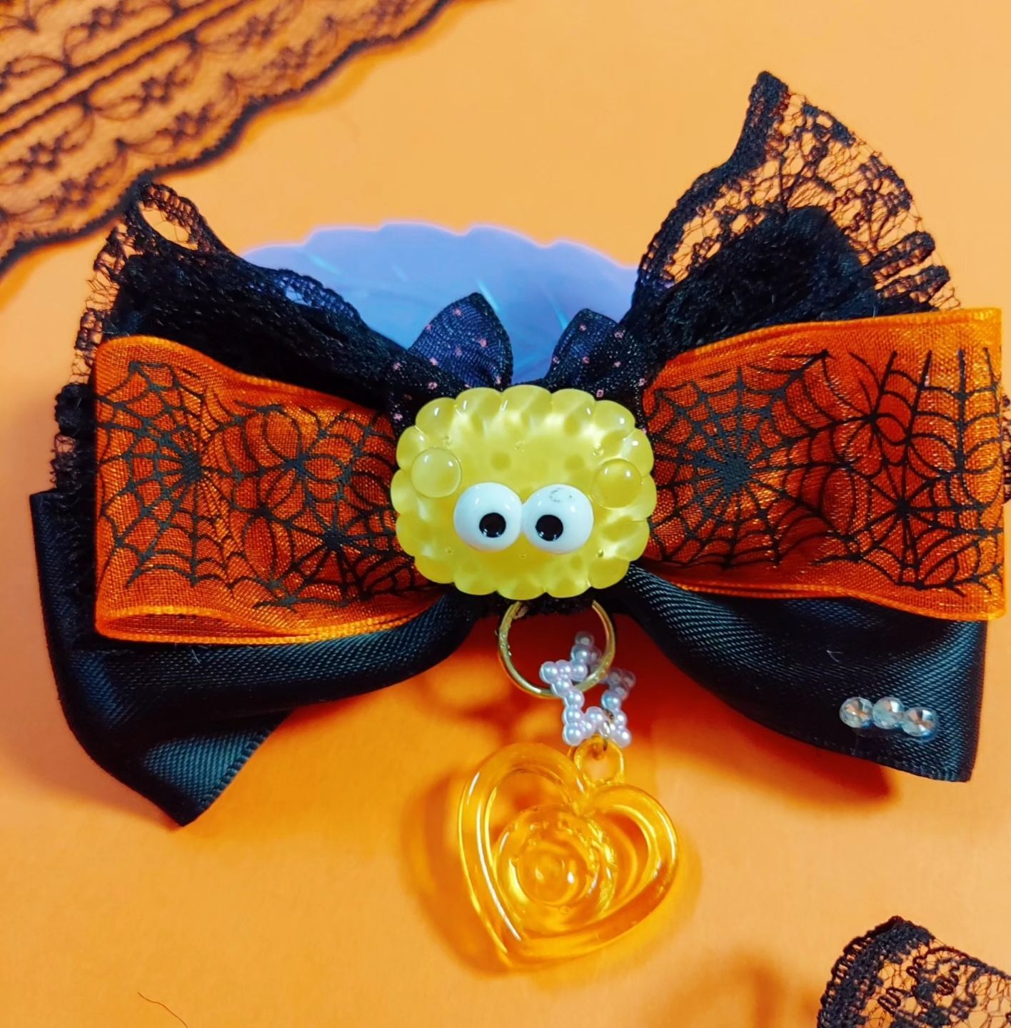 ♡ハロウィン おめかしsweet monsterリボンリボン❤️2個セット 仮装 