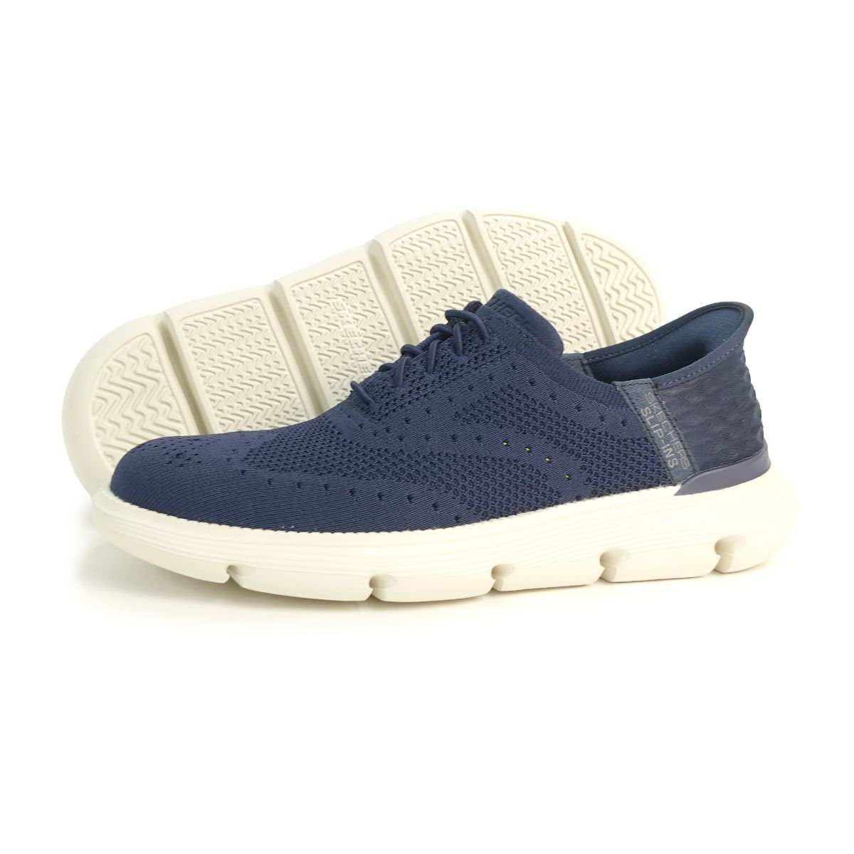 【新品】SKECHERS スケッチャーズ ビジネスシューズ スリッポン メンズ ハンズフリー スリップインズ ガルザ パルマ 205303 NVY ネイビー GARZA PALMA 父の日