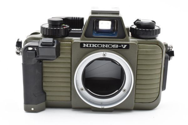 品 ニコン NIKON NIKONOS-V モスグリーン ボディ シャッター 露出計OK 4986_22_17