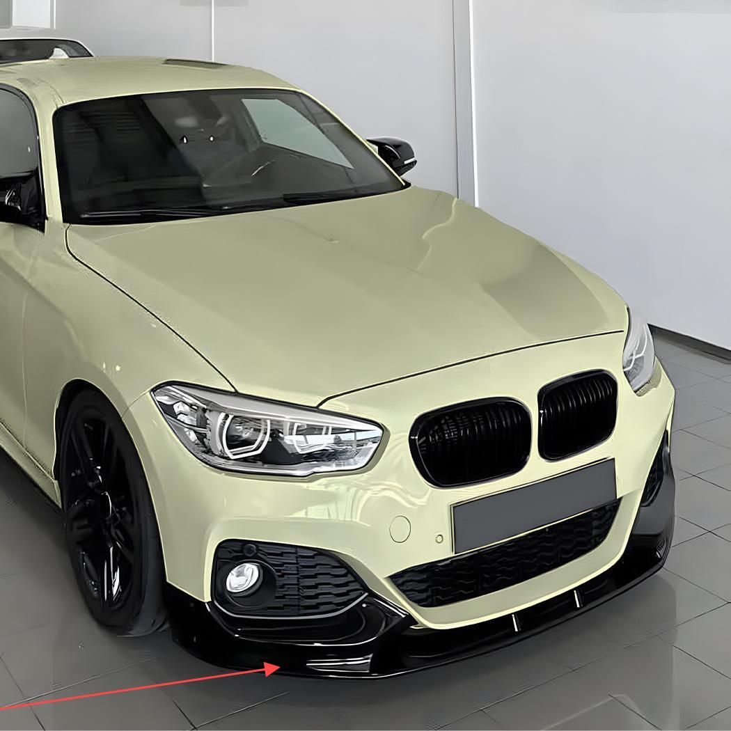 BMW 1シリーズ F20 F21 LCI M Sport 2015-2019 MP 前唇改装 ABS 鋼琴黒 |5.11LYC682人気注目