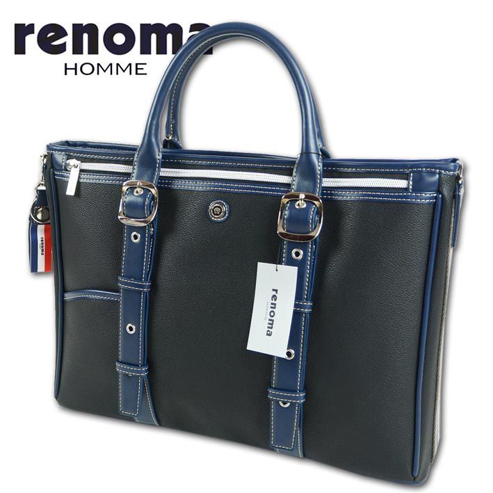 レノマオム renoma HOMME ビジネスバッグ ブラック トートバッグ