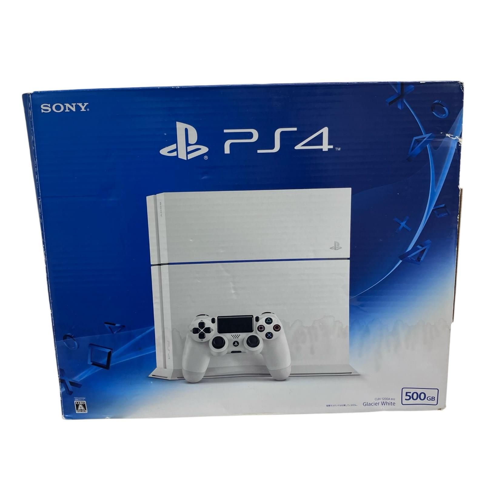 186000 現状品 SONY ソニー PlayStation4 500GB CUH-1200A ホワイト