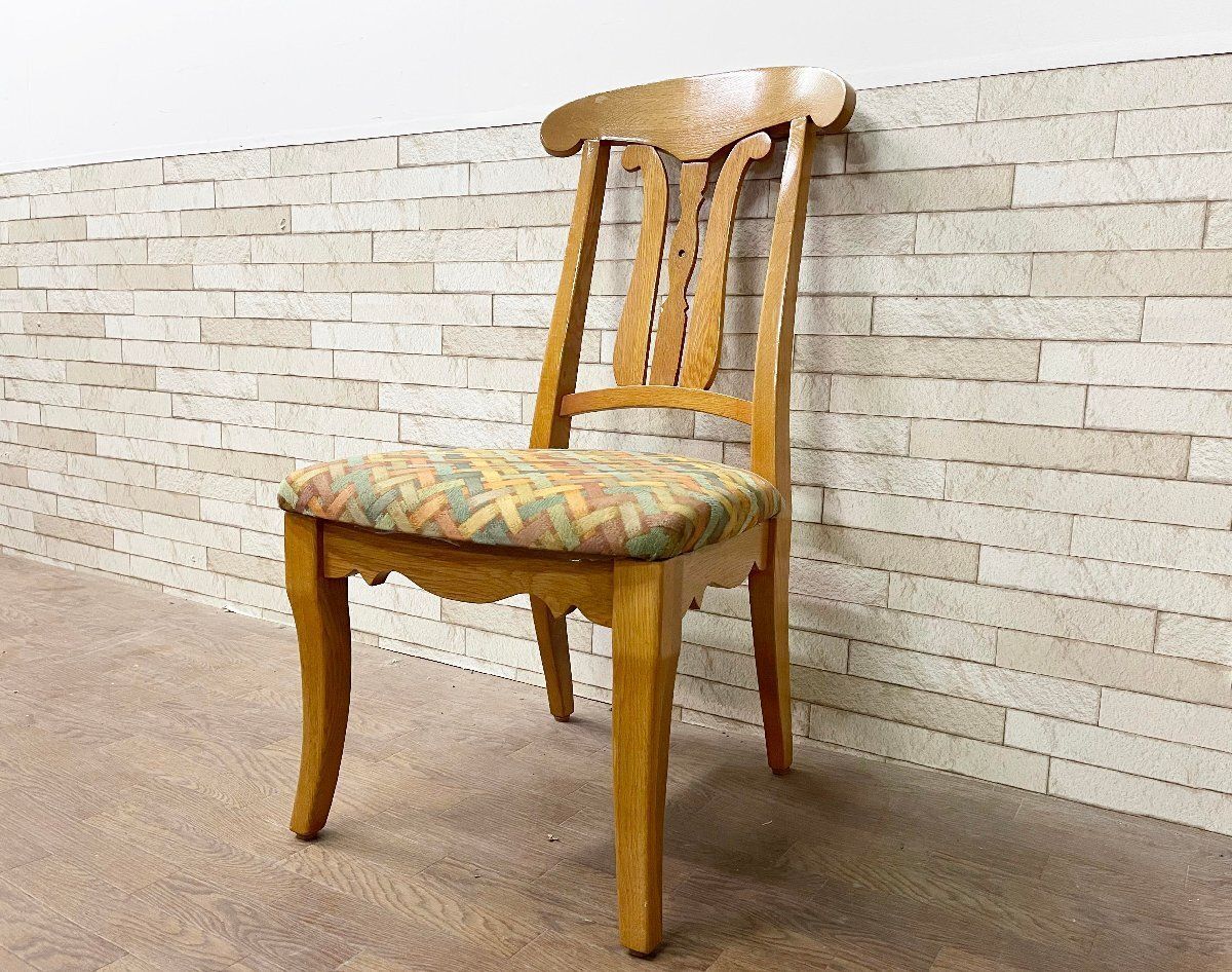 USA製☆ETHAN ALLEN／イーセンアーレン／ダイニングチェア／カントリー