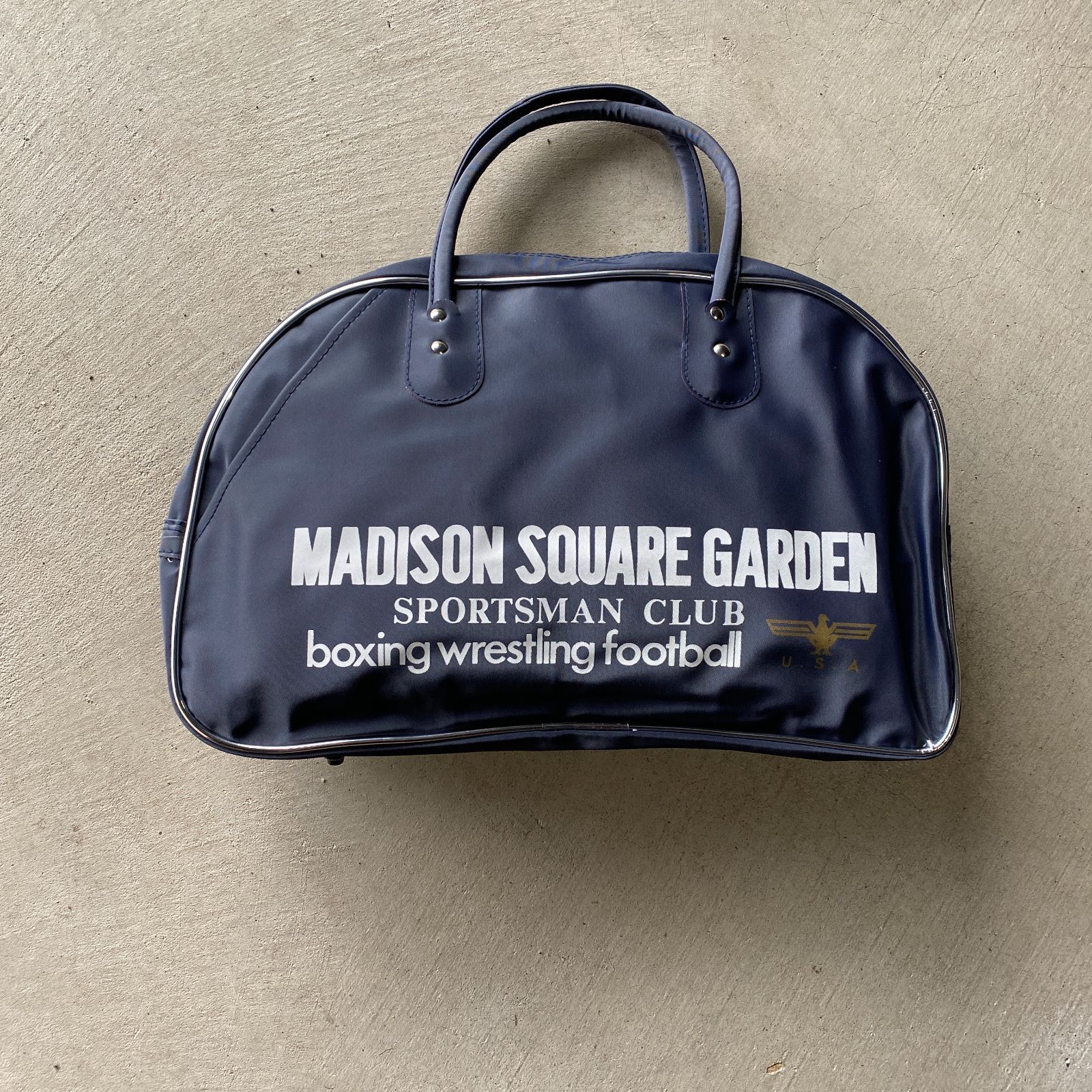 SON SQUARE GARDEN マジソンバッグ ネイビー 当時物 美品 - メルカリ