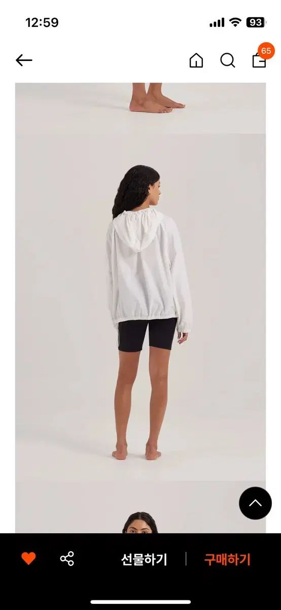 BUDHI MUDRA フーディー パーカー アウター ホワイト M